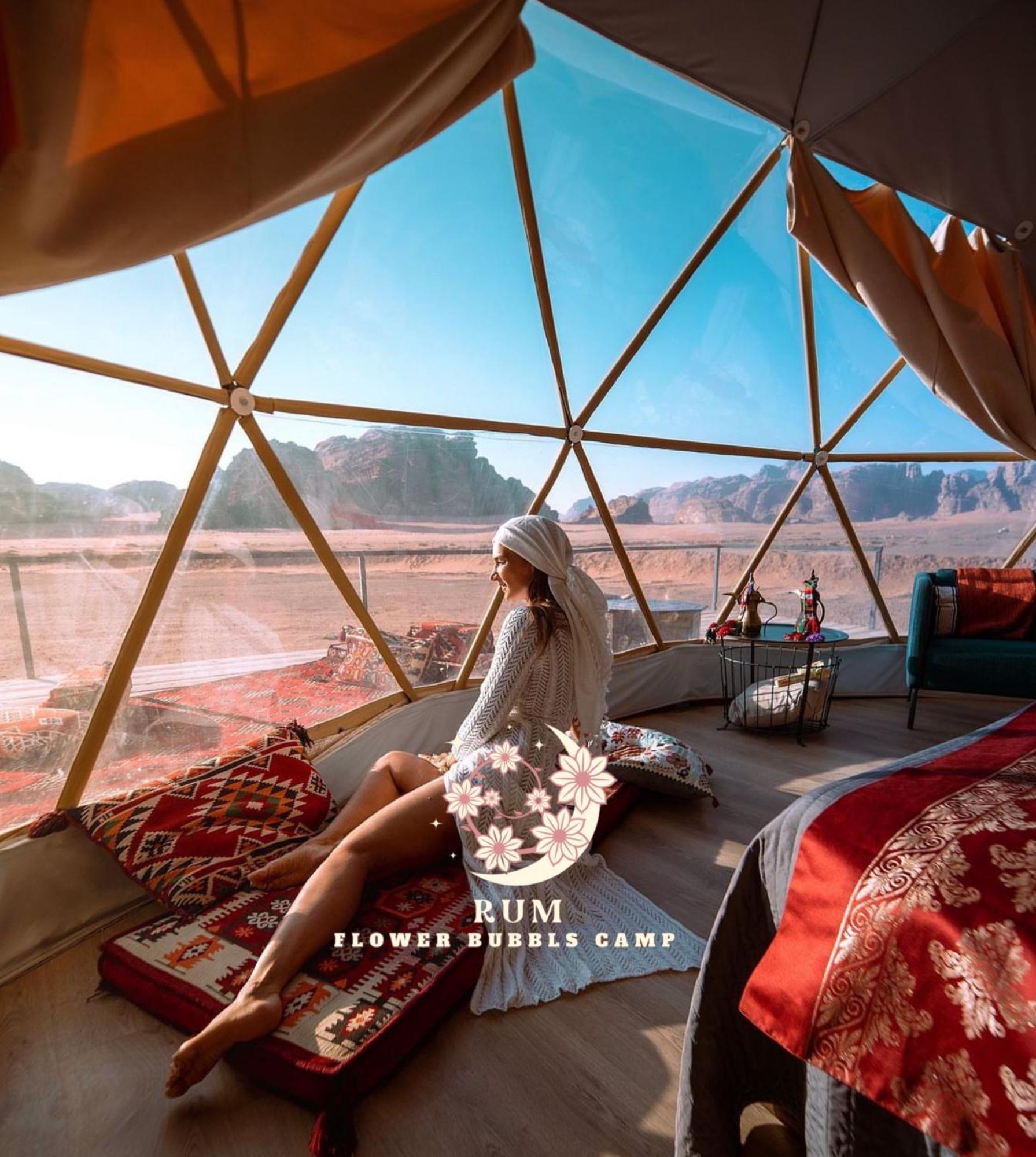 Rum Flower Bubbles Luxury Camp وادي رم المظهر الخارجي الصورة