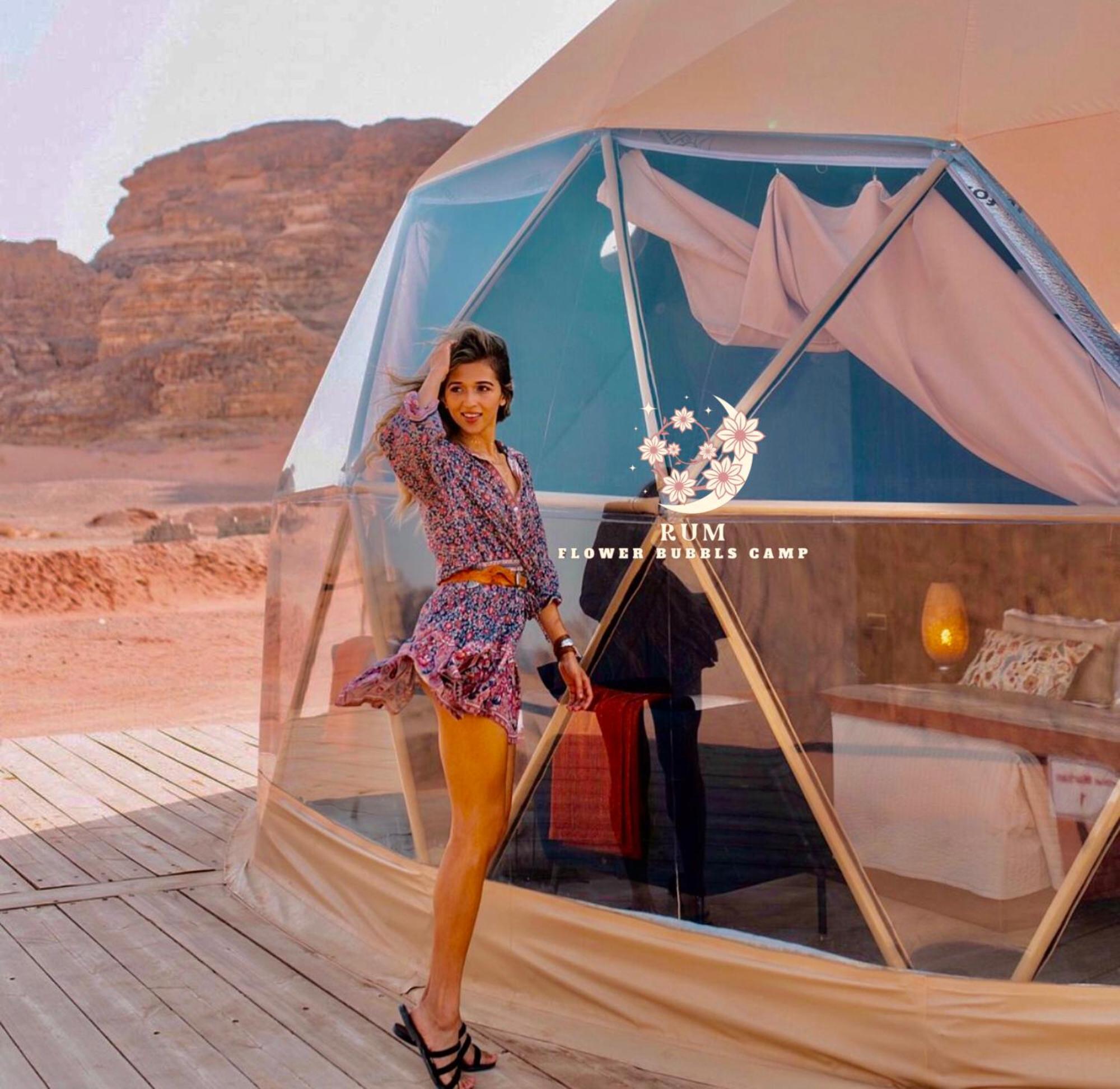 Rum Flower Bubbles Luxury Camp وادي رم المظهر الخارجي الصورة